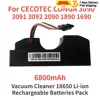 Battery Conga 3090 cecotec Replacement For CONGA 3091 3092 1690 1890 2090 2290 Robot Vacuum Cleaner Accessories Spare Parts 1
