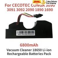 Battery Conga 3090 cecotec Replacement For CONGA 3091 3092 1690 1890 2090 2290 Robot Vacuum Cleaner Accessories Spare Parts 1