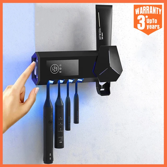 Xiaomi Uv Fogkefe Tartó Intelligens Sterilizáló Automatikus Fogkrém Sajtoló Adagoló Fürdőszoba Kiegészítők Készlet