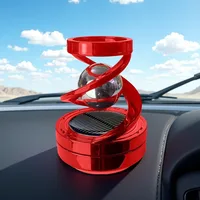 Car Solar Double-ring Aromatherapy Planetary Ornaments Car Suspended Rotating Fragrance Car Ball Floating Ball Decoration 6