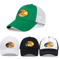 Fashion casual Baseball Cap Travel Perch Cap Bass Pro Shops Men's Embroidery Hip-Hop Cap Sun Visor Adjustable Trucker Mesh Cap 1
