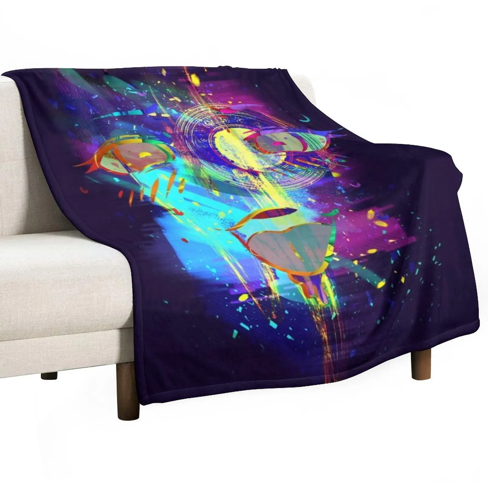 

Colorgasm Throw Blanket Weighted Blanket sofa Hairy Blankets Flannels Blanket
