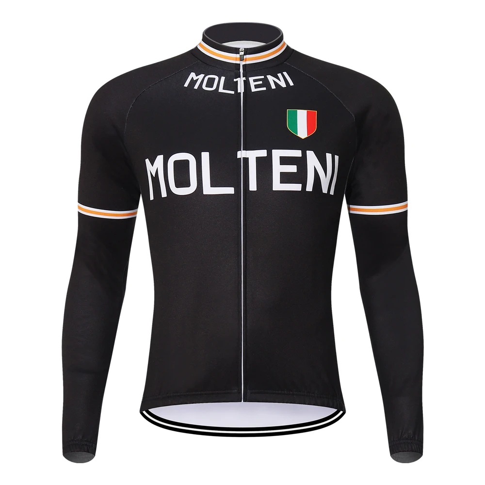 Maglia retrò da ciclismo Molteni a maniche corte
