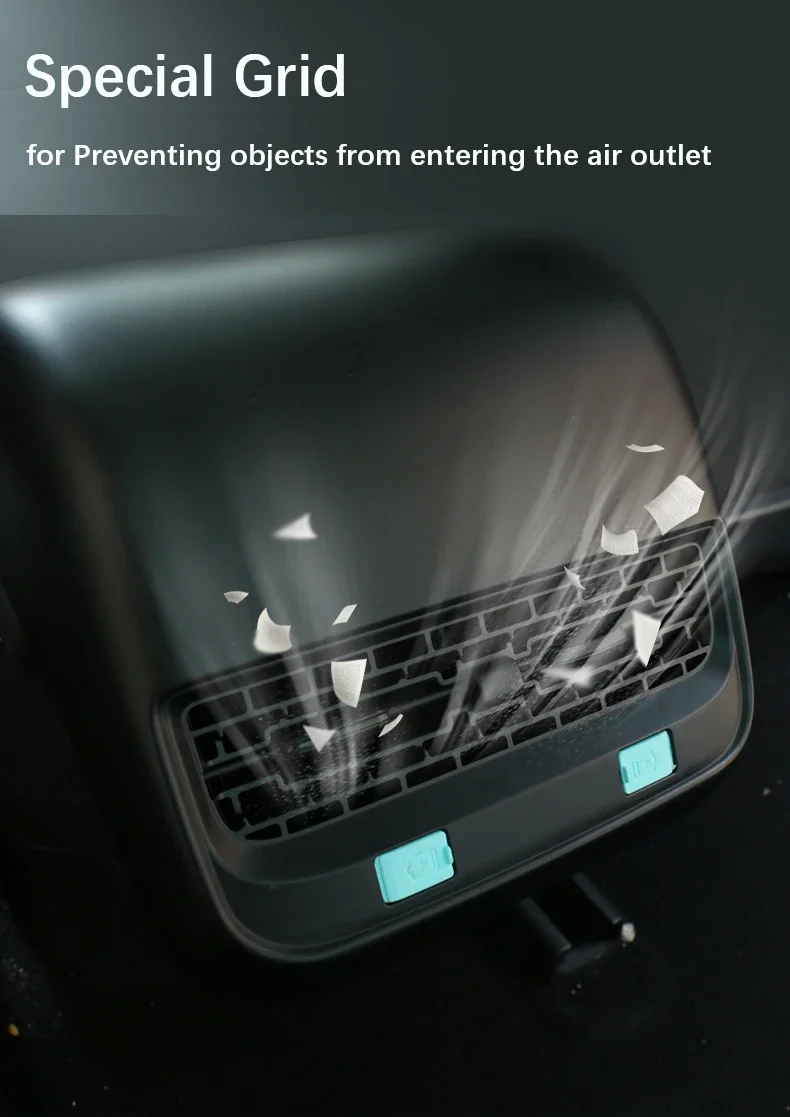 Für Tesla Modell 3 Y 2020-2023 Hinten Air Vent Outlet Abdeckung Zurück Auspuff Vent Schutzhülle Volle Abdeckung All Inclusive Anti Kick Auto Zubehör – Detail 6