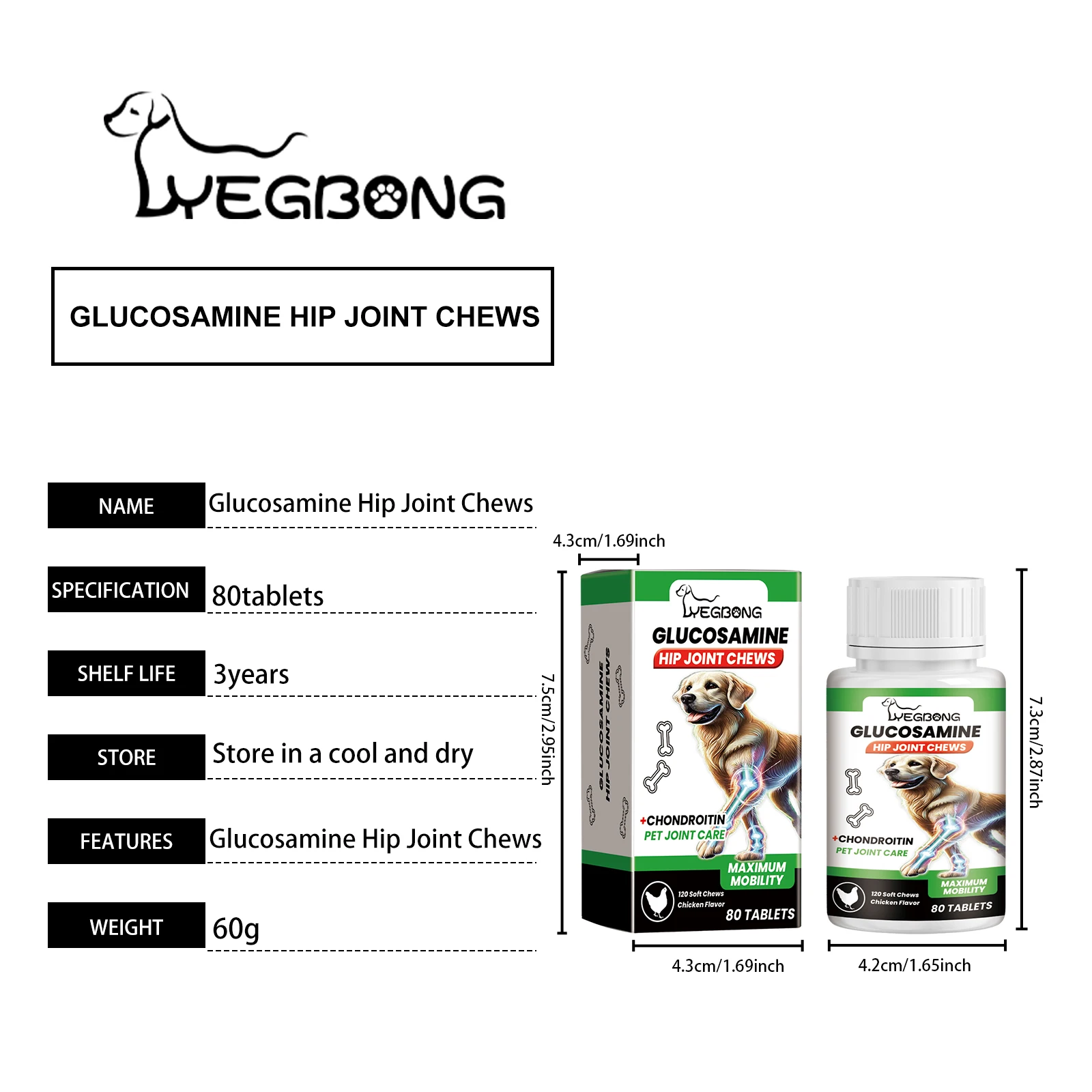 Friandises pour articulations de chien