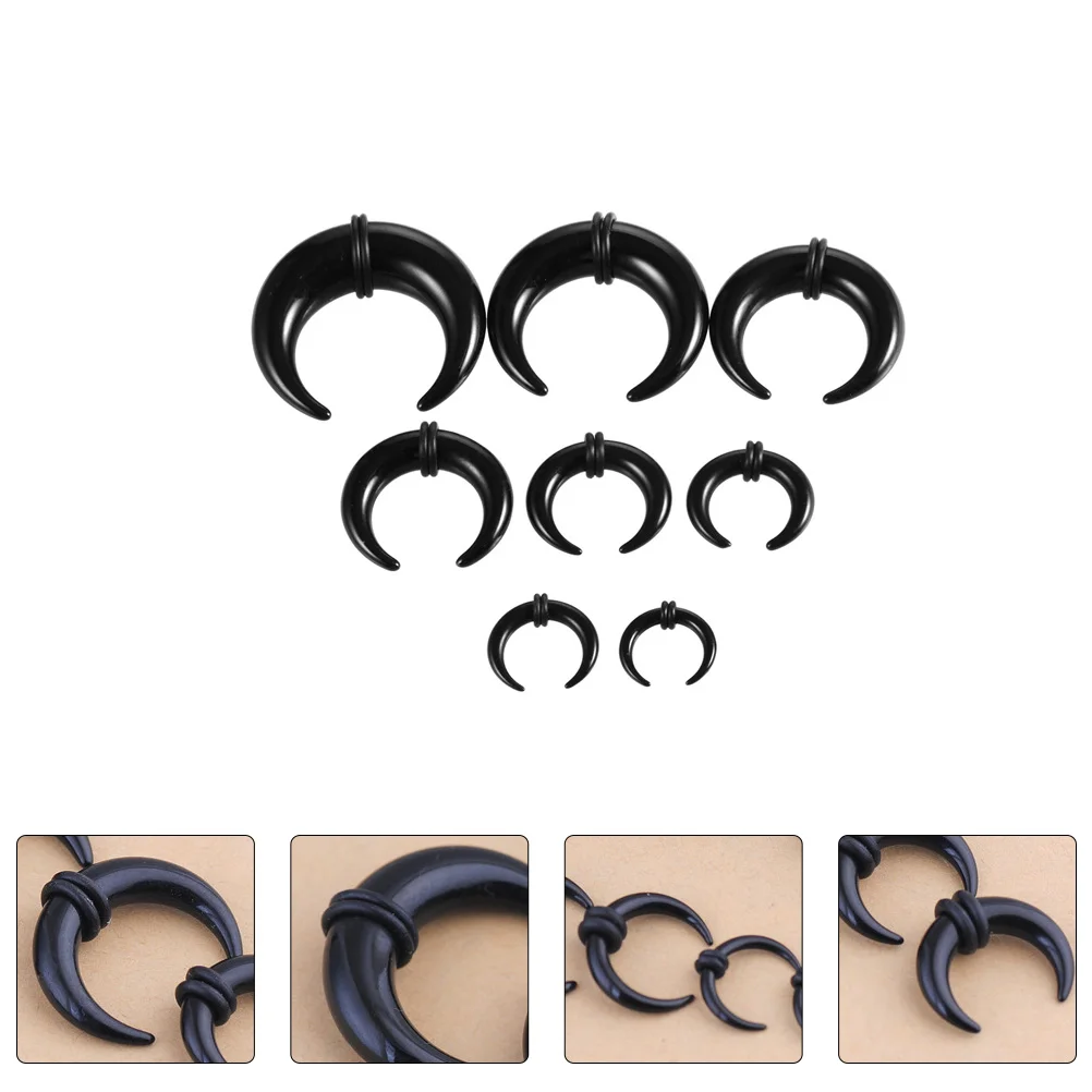 Ear Kit Stretching Gauge Jewelry Expander Septum Auricles Nose Plugs Acrylic Tunnels Auricle Spiral Set Body Taper Piercing kit