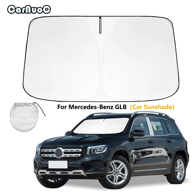 Car Front Window Sunshade Cover Sun Shade Windshield Visor Windscreen Folding Auto UV For Mercedes-Benz GLB
