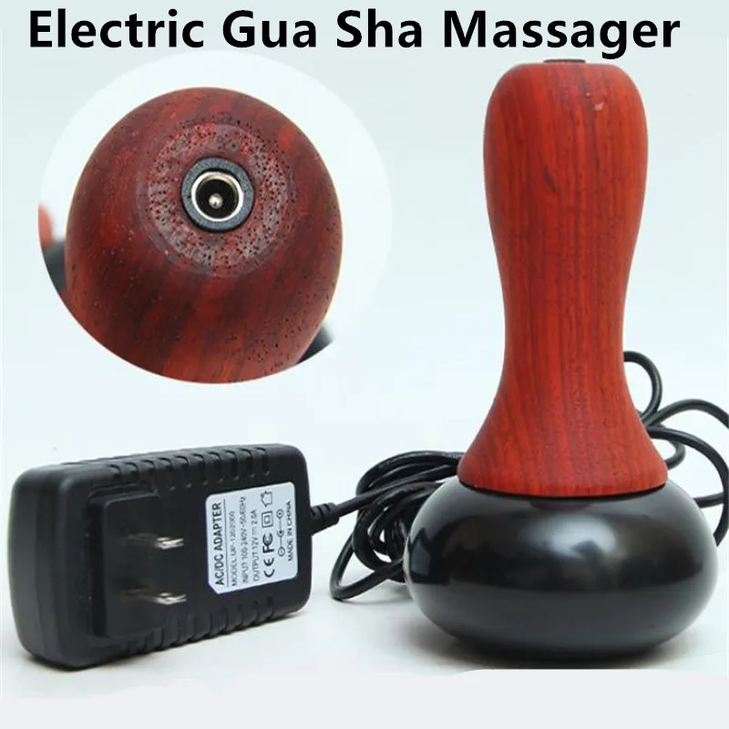 

Hot Stone Electric Gua Sha Massager Natural Stone GuaSha Scraping Back Body Face Neck Heated Massage Relax Therapy Heath Care 2#