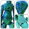 3D alien ornament with movable joints, creative Halloween, Christmas gifts, handmade holiday decorations 3