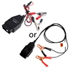 OBD2 Automotive Battery replacement Tool Car Computer Memory Saver Emergency Power Supply Cable Replacement D7YA 3