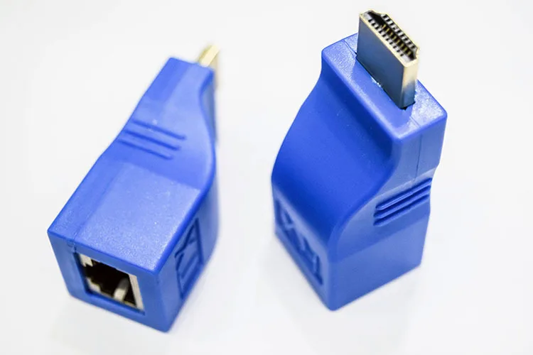 10 미니 비디오 확장기, HDMI 호환, 4K 3D HDTV, 최대 30M 익스텐션, Cat 5E/6 네트워크 LAN 이더넷 어댑터
