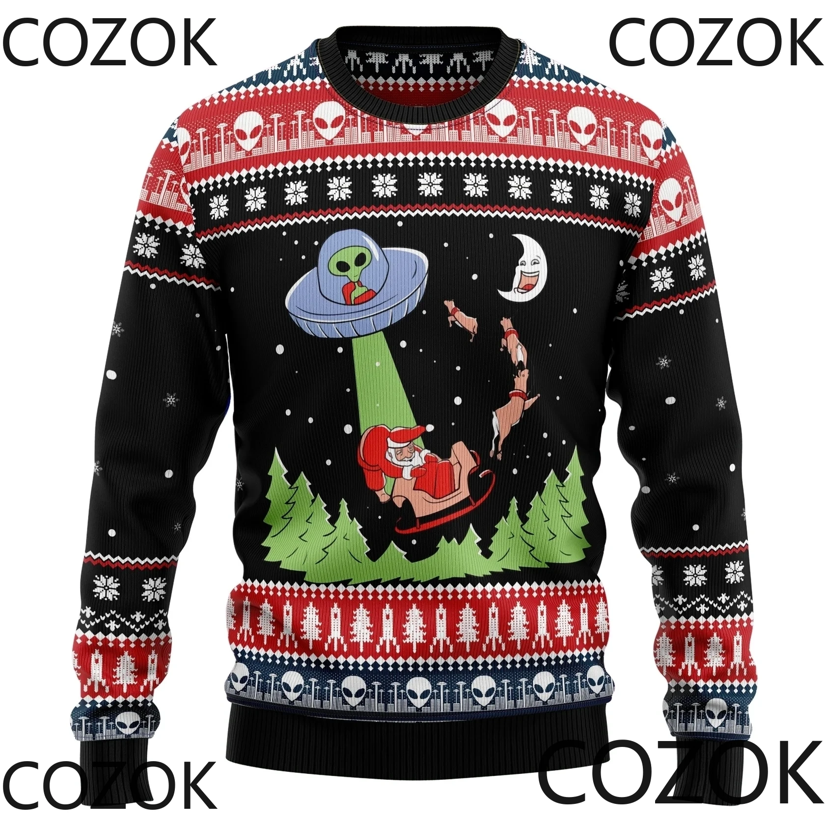 Chrismas Pattern 3d Printed Sweatshirts for Men and Women Pullovers Harajuku Unisex Tops