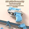 Rubber Band Gun Toy 3D Printed Gun Cub Radish Toy Knife Kids Stress Relief Toy Christmas Gift Decompression Boy's birthday Gift 6
