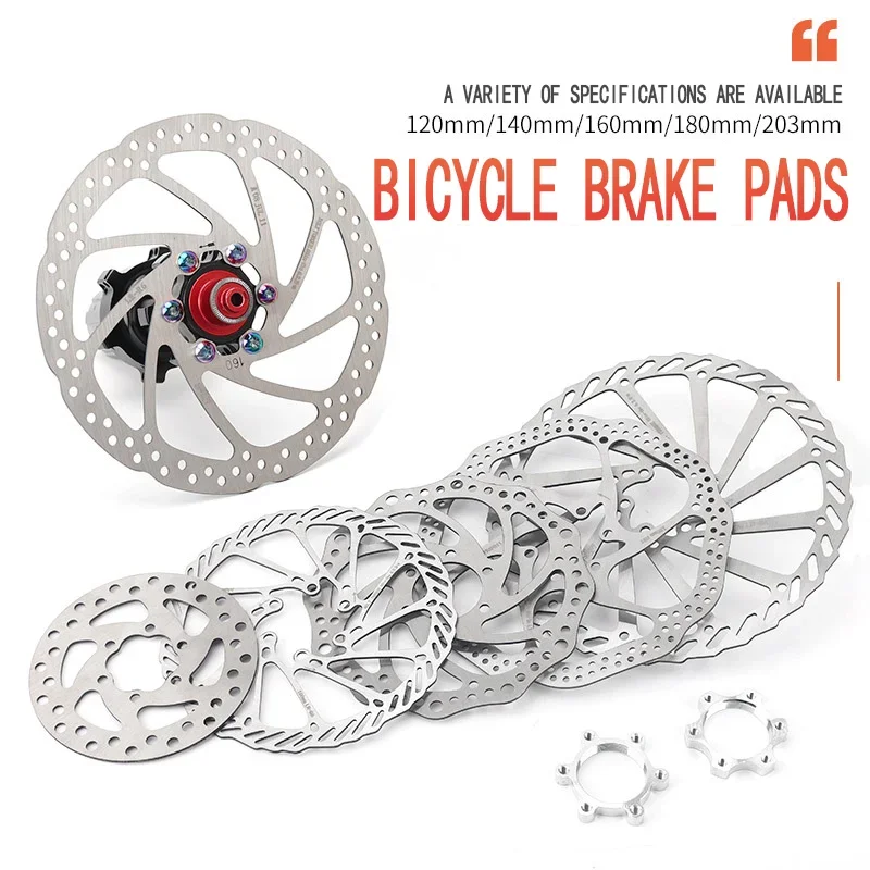 Mountain Bicycle Disc Brake Cycling 120/140/160/180/203mm Stainless Steel Rotor Disc Brake For MTB Mountain Road Cruiser Bike Bicycle parts Brake disc