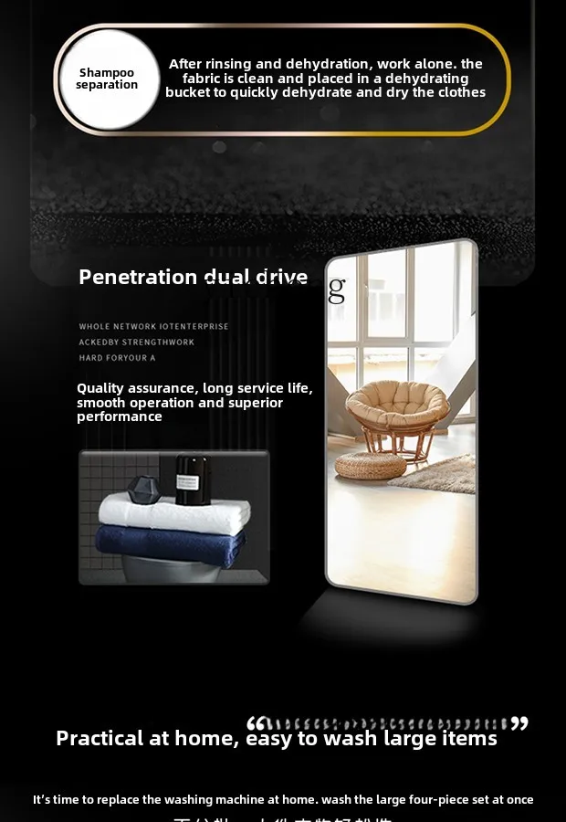 ZKwashing machine household double bucket large capacity double cylinder 11kg double power anti-winding old-fashioned pulsator 5