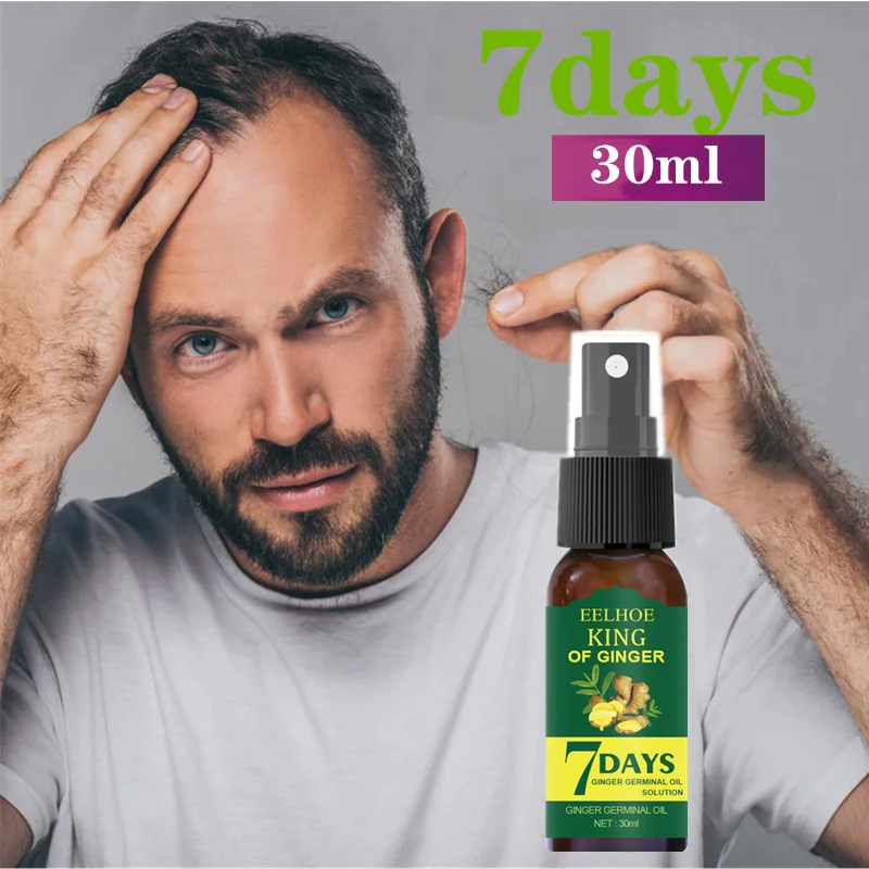7 Day Ginger Germinal Serum Hair Growth Spray Hair Loss Treatement