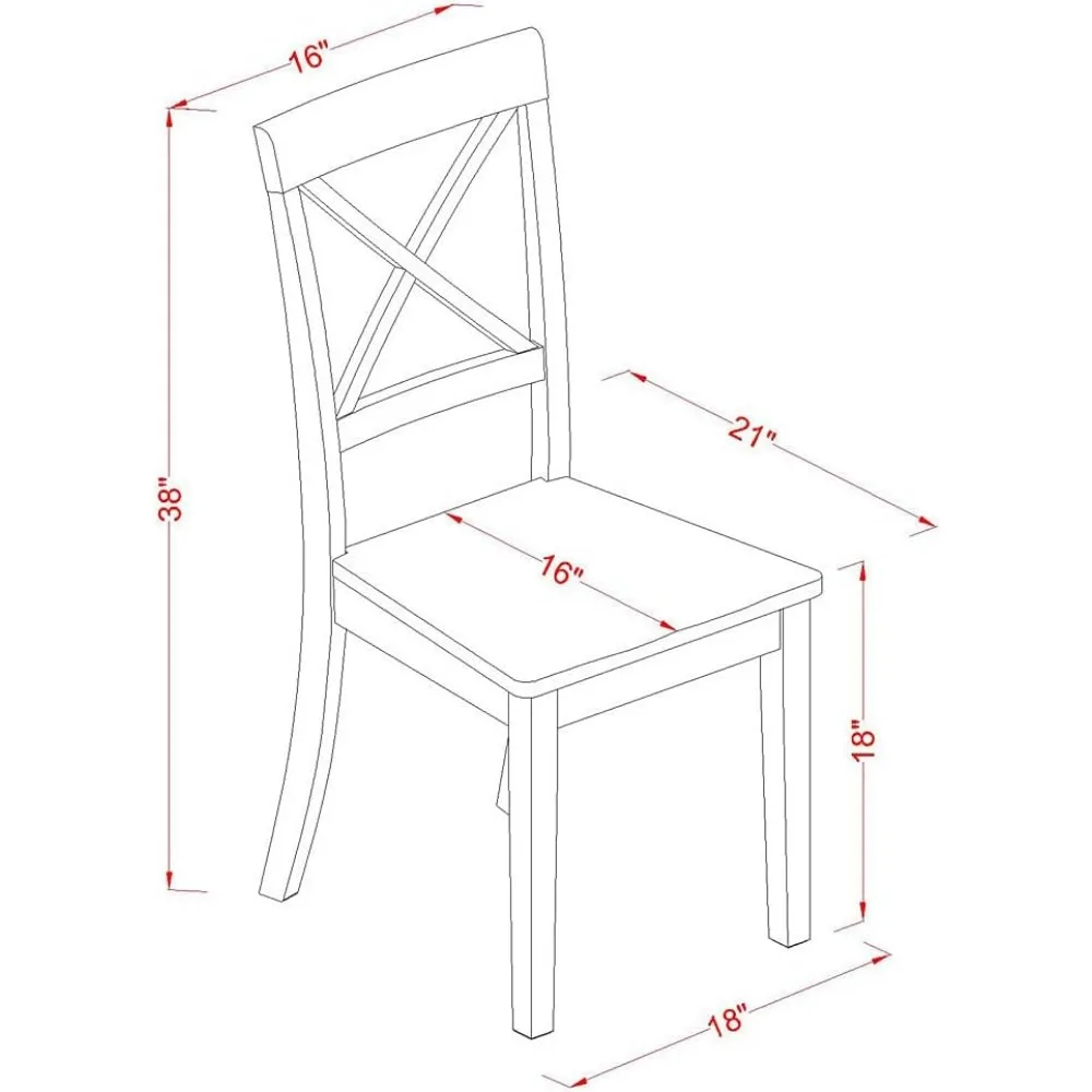 Modern Dining Table Set 9 Pcs Square Wooden Table Butterfly Leaf 8 Kitchen Dining Chairs Kitchen Set