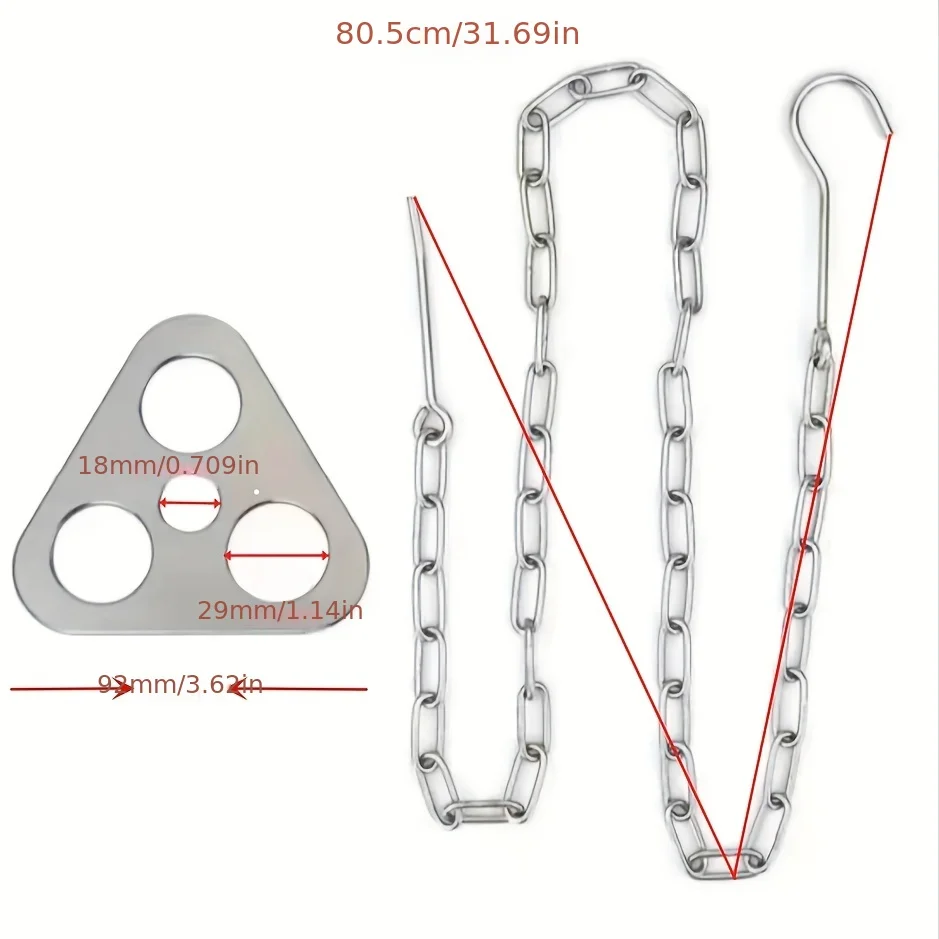 Portable Detachable Camping BBQ Tripod Rack 3