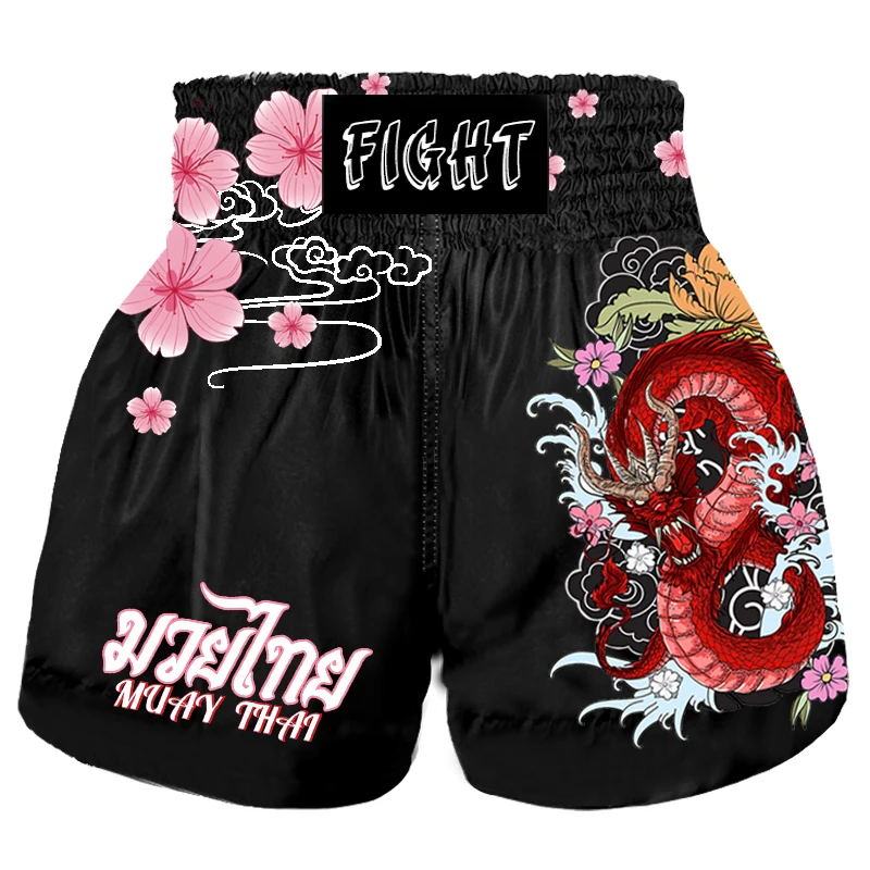 Muay Thai fighting shorts Boxing shorts Training cage fighting Martial arts Taekwondo Women's padded sports bra clothing