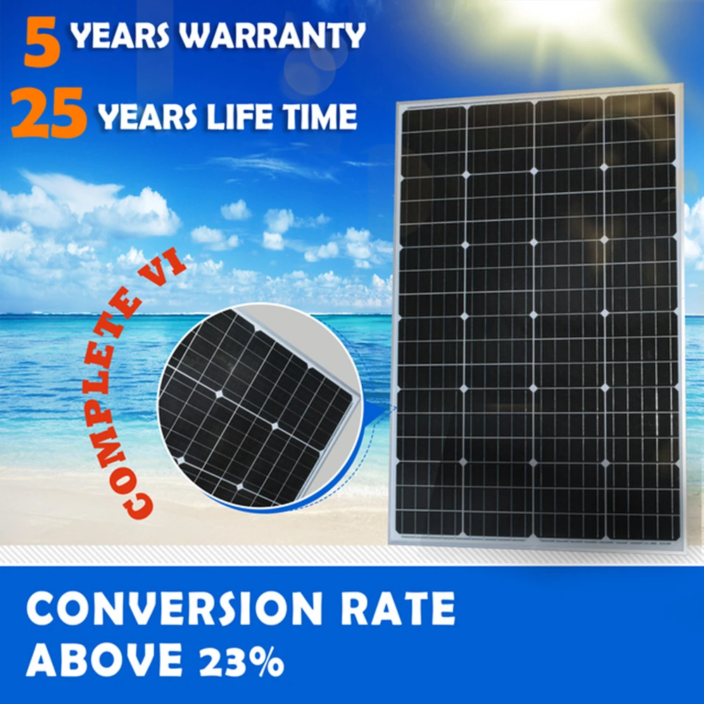 パネル ソーラーパネル300w 200w 100w 400w 18v 24v12vバッテリー用フレキシブルソーラーパネル セルサイズ