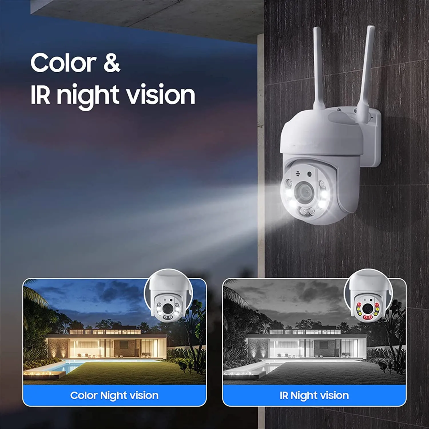 Tuya 4mp Ptz Wifi Security Camera Outdoor Waterproof Dual-band_voghion.com