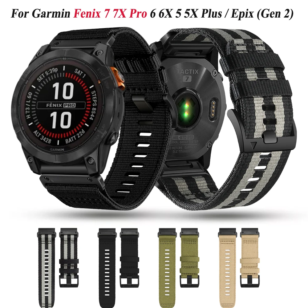 

Ремешок силиконовый для наручных смарт-часов Garmin Fenix 6 6X 7 7X Pro 47 51 мм 5 5X 3HR Epix 935 945 955
