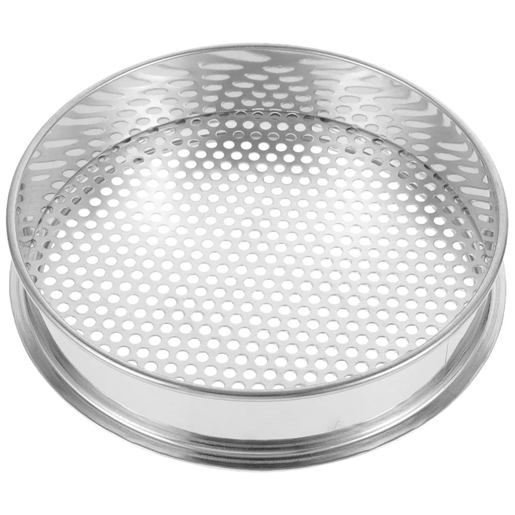 

Stainless Steel Stone Removing Compostinginging Round Mesh Sieve Soil Sieve for Outdoor