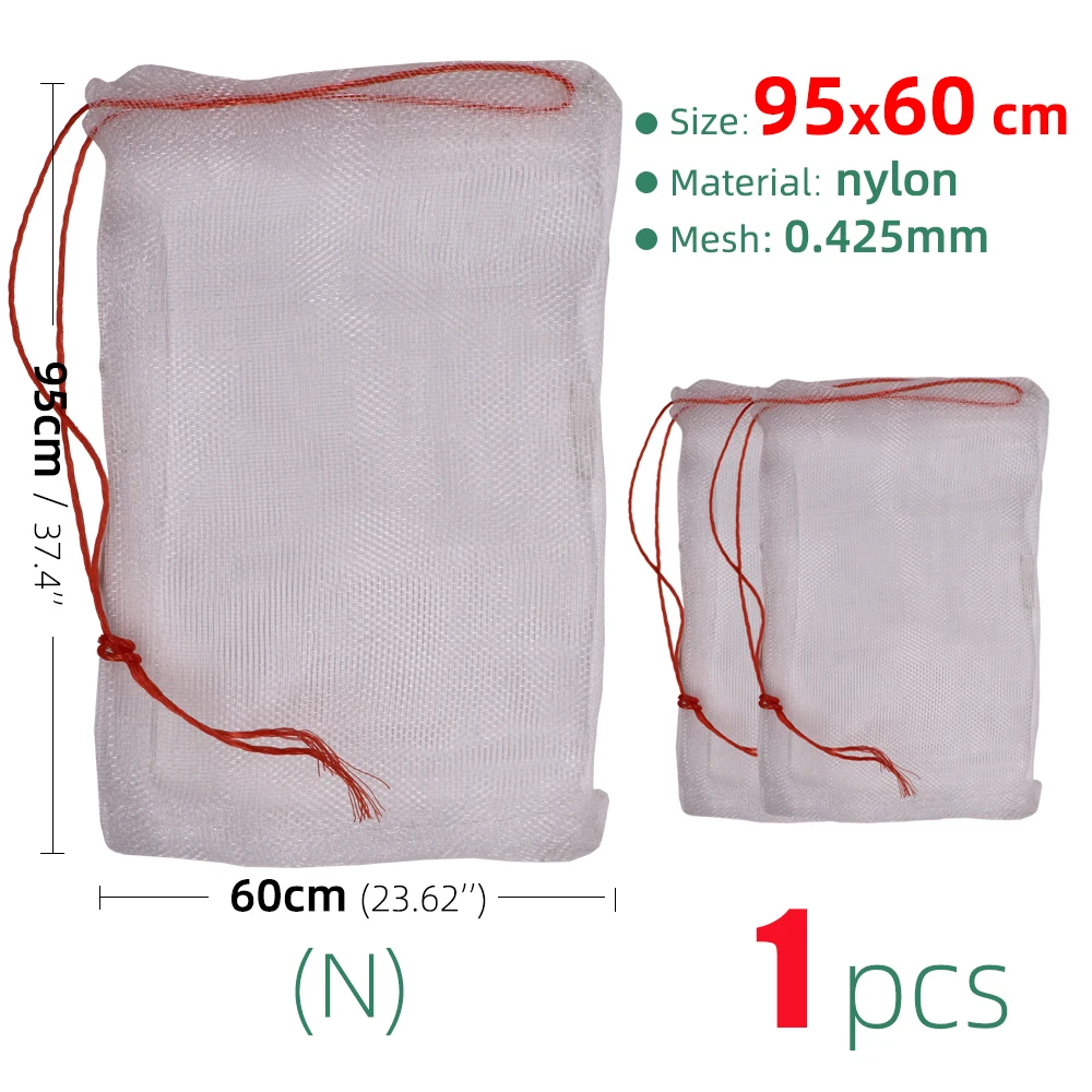 16 Size Plant Fruit Protection Bag Reusable Nylon Mesh Garden Home Vegetable Protection Tool Grain Storage Bag Insect Protection 