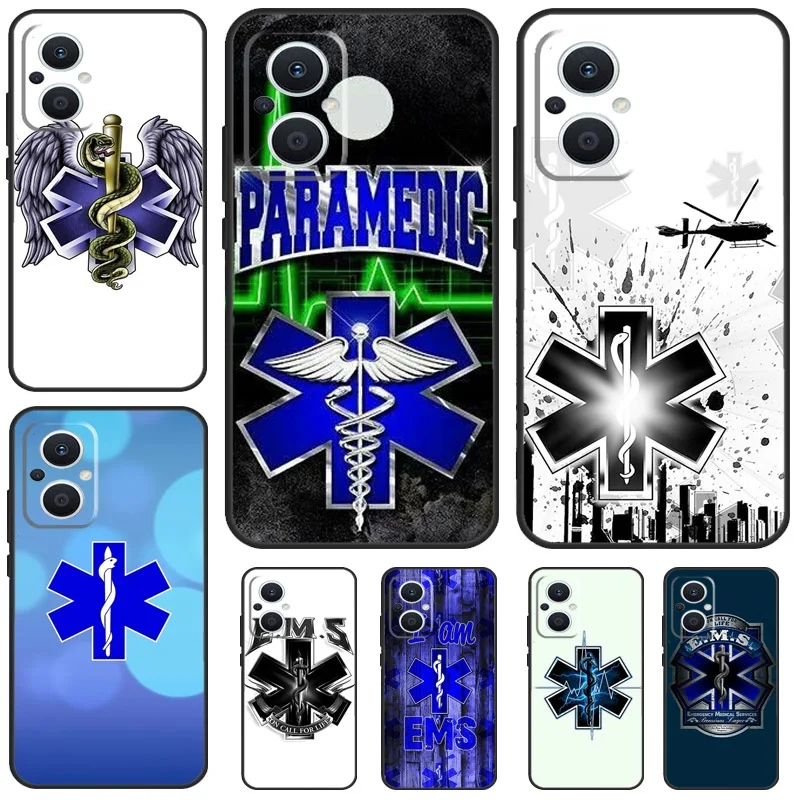 Emt Ems Medical Rescue Funda Per Oppo Reno 5Z 4Z 2Z 8T 4 5 6 7 8 Lite 10 Pro Oppo Find X6 Pro X2 X3 X5 Lite Case