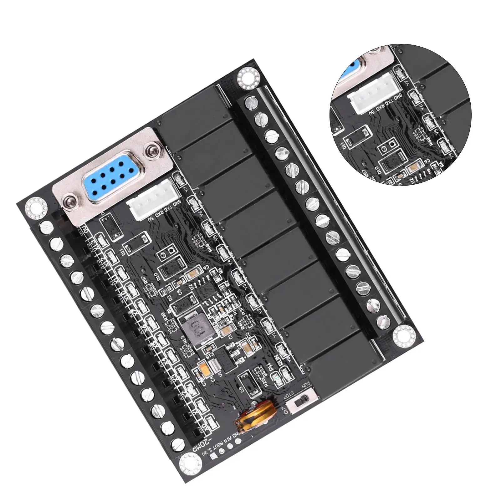 FX1N-20MR DC 24V PLC Controller Industrial Regulator-Programmable Logic Control Board