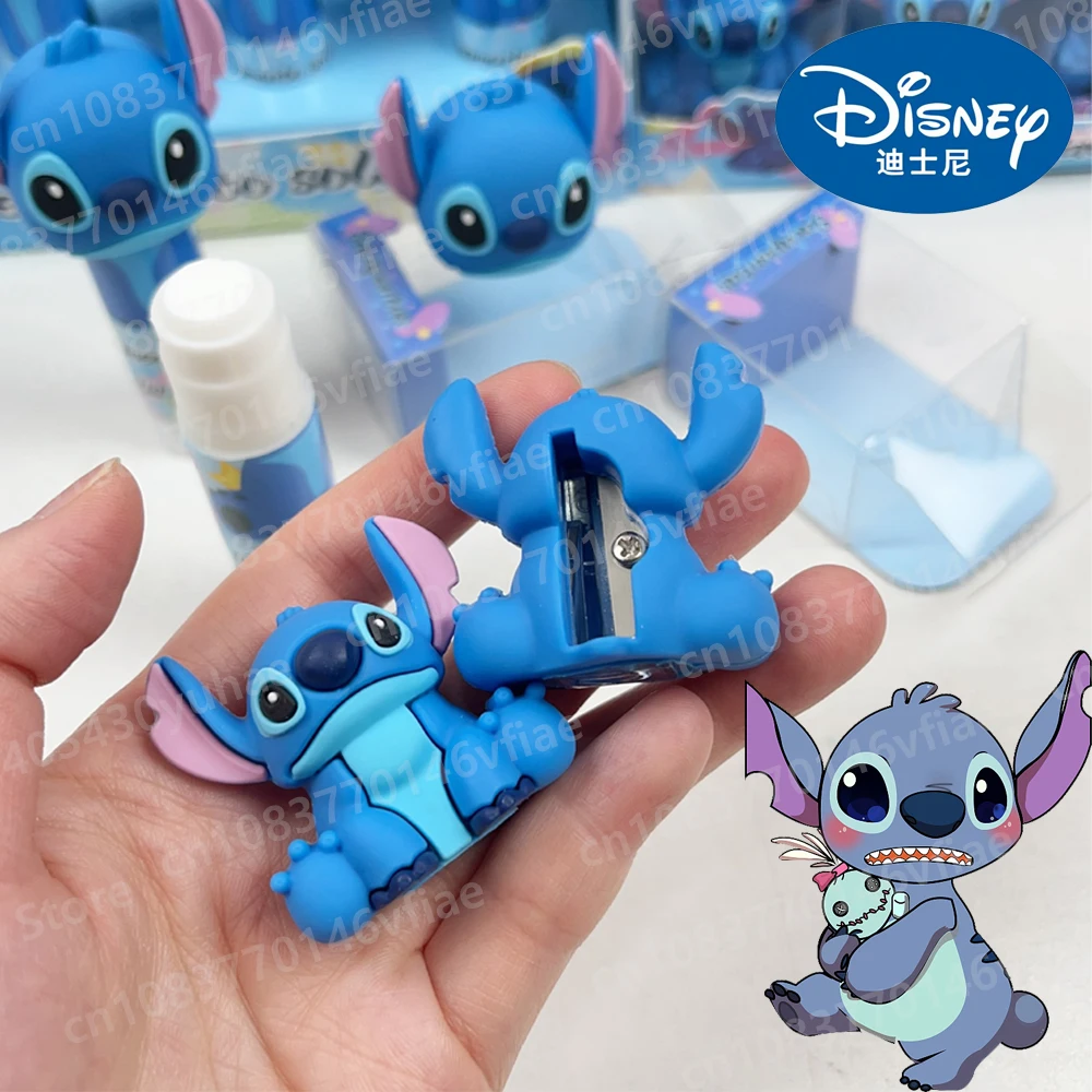 

Random 1/3 Pcs Disney Stitch Pencil Sharpener Student Cartoon Single Hole Pencil Anime Stich Pvc Doll Cute Sharpeners Gift