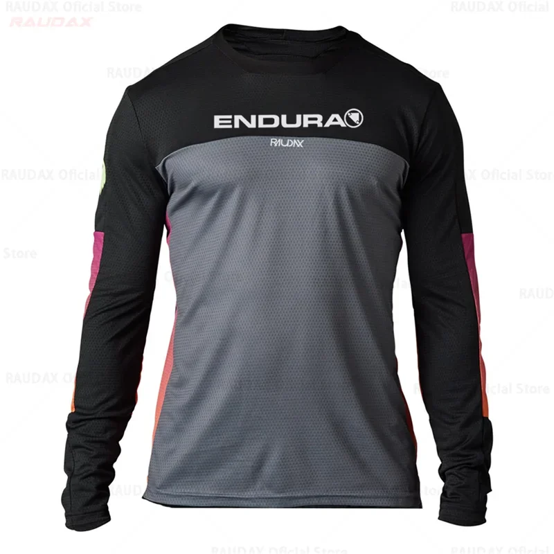 Bike Cycling Jersey Long Sleeved Motocross Jersey Mens MTB Enduro Shirt Summer Short Sleeves Motorcycle Cycling Quick Drying