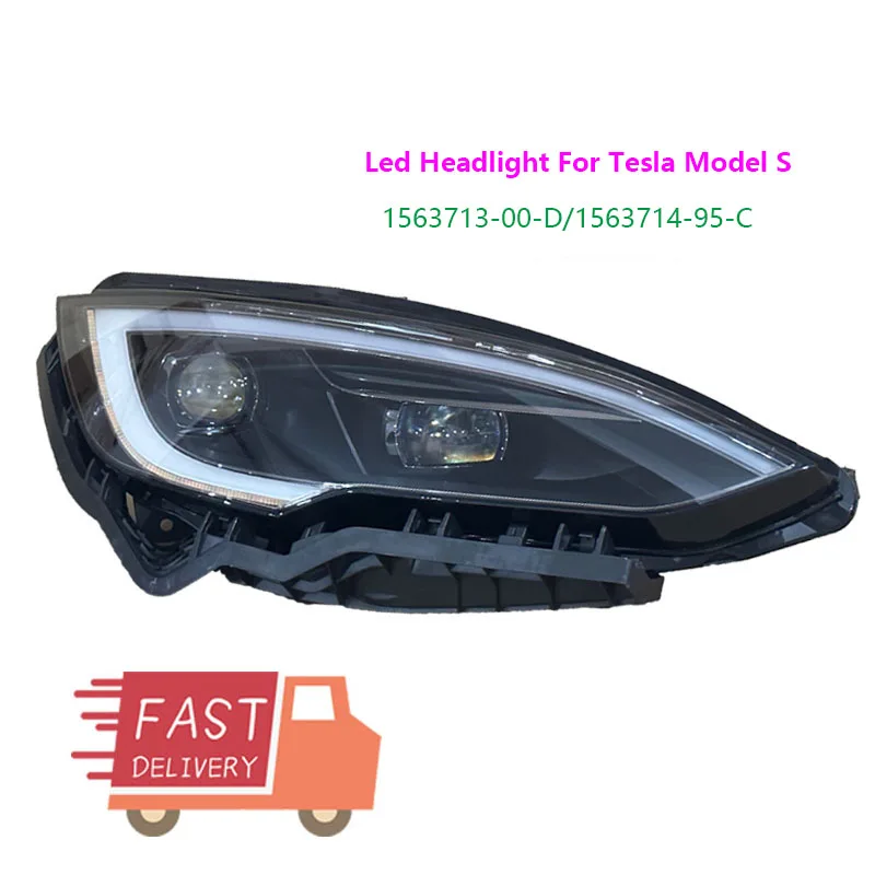 Original Left Right Lights Model S Led Plaid Headlights for Tesla 1563713-00-D 1563714-95-C