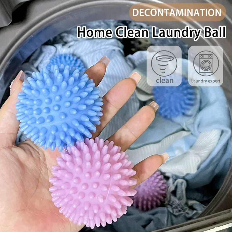 Magic Laundry Ball Reusable PVC Solid Cleaning Ball 5/1pcs Household Cleaning Washing Machine Clothes Softener Tools laundry ball