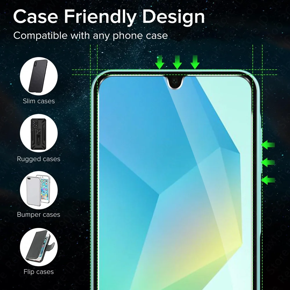 Premium 10D Tempered Glass Screen Protector Case