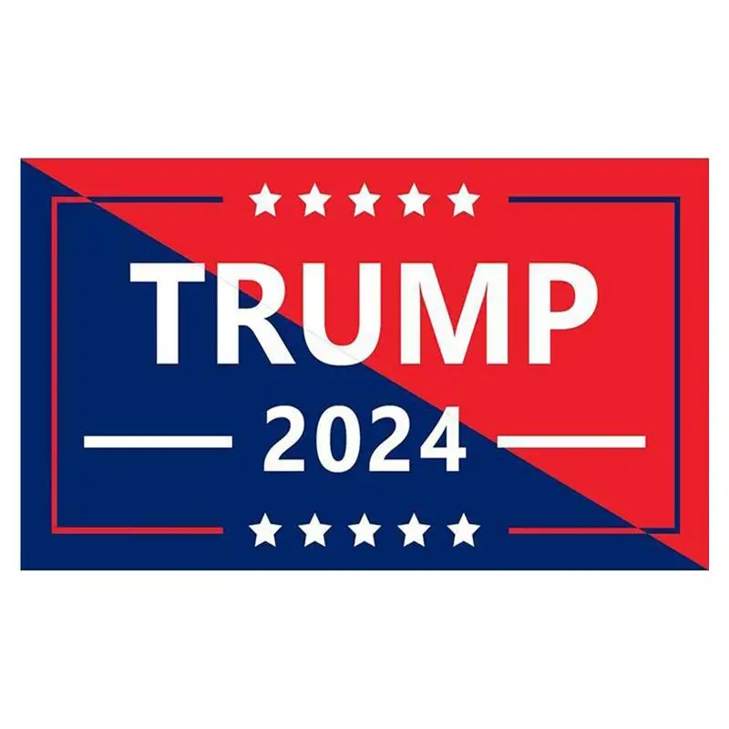 

10 шт., 2024 дюйма, искусственная наклейка, искусственная наклейка, украшение для автомобильного бампера для президентских выборов, 3,9 * дюйма