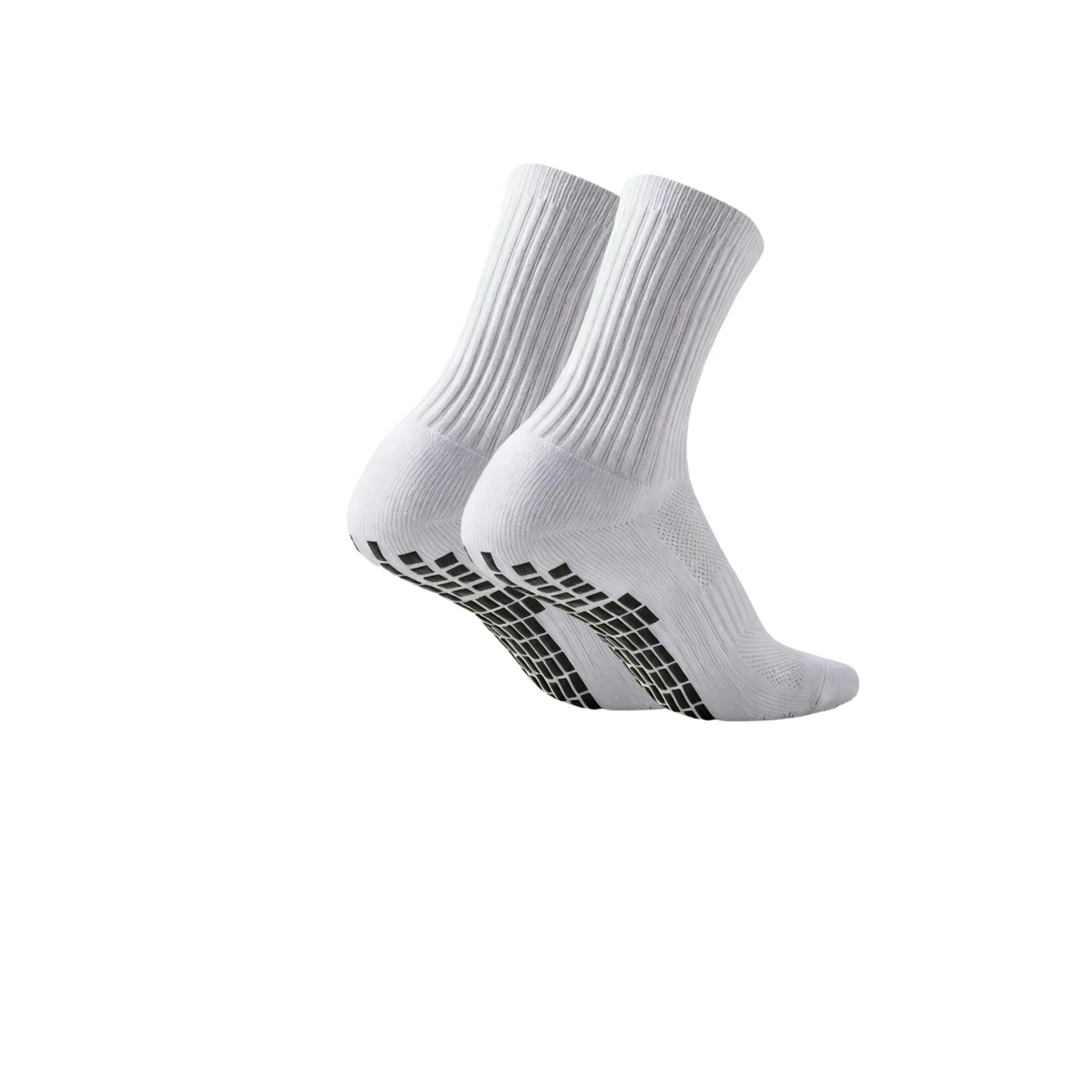 Enhanced Performance Anti-Slip Silicone Grip Sports Socks - Breathable for Training and Running