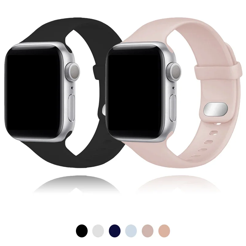 Premium Soft Silicone Watch Strap - Versatile and Durable Bracelet Replacement