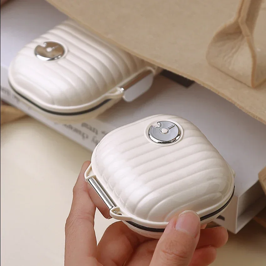 Alwafore Portable Pill Box Lightweight 7 Days Medicine Pill Organizer Sealed Storage Box Mini Pill Box  Storage Organizer