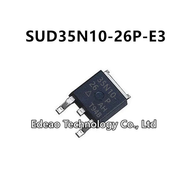 

10Pcs/lot NEW 35N10-26 SUD35N10-26P TO-252 SUD35N10-26P-E3 35A/100V N-channel MOSFET field-effect transistor