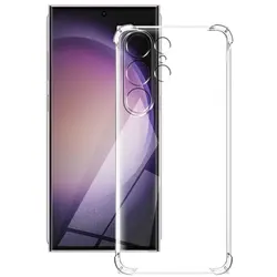 Shockproof Clear TPU Silicone Airbag Case - Transparent Protective Cover for Samsung S24Ultra (Shockproof Case)