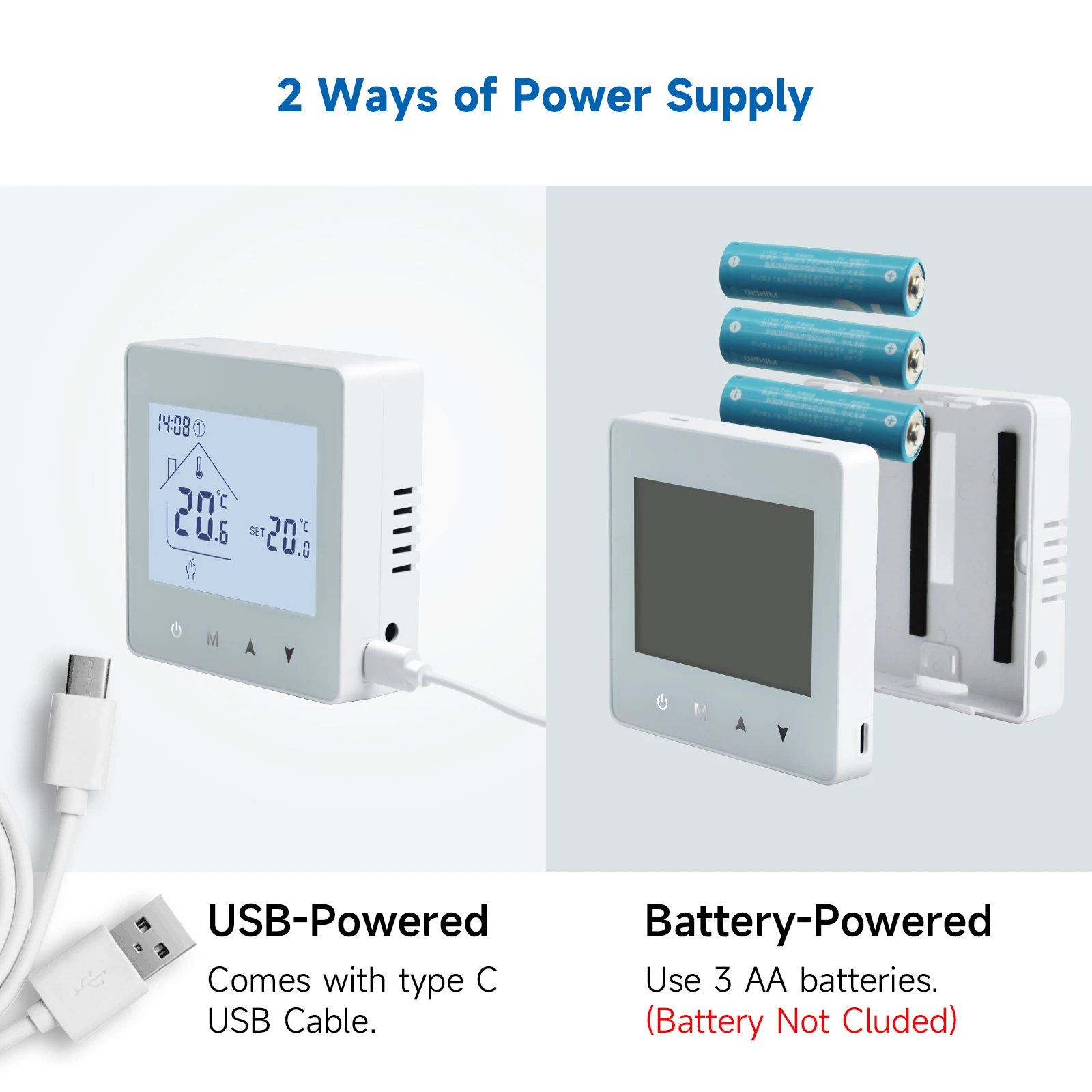 Smart Thermostat Temperature Controller Beok RF Wireless WiFi Thermostat Gas Boiler Heating Touch Screen Room Thermoregulator Battery