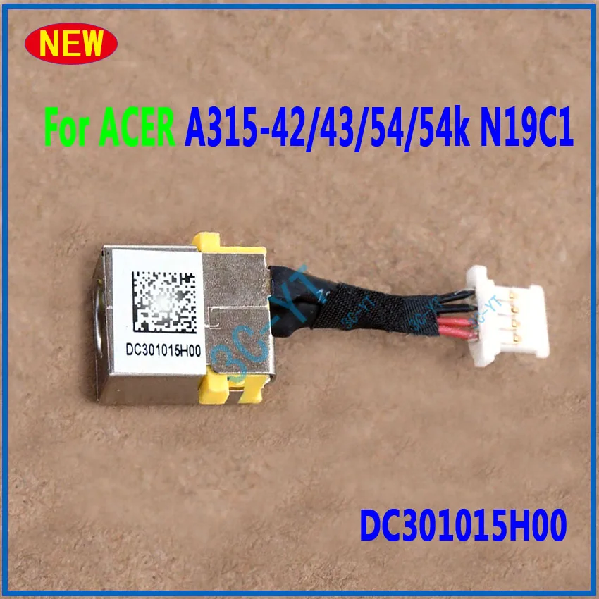 1-10Pcs New Laptop DC Power Jack Cable For ACER A315-42 A315-54 A515-43 A315-54k N19C1 Charging Connector DC-IN Cable цена и фото