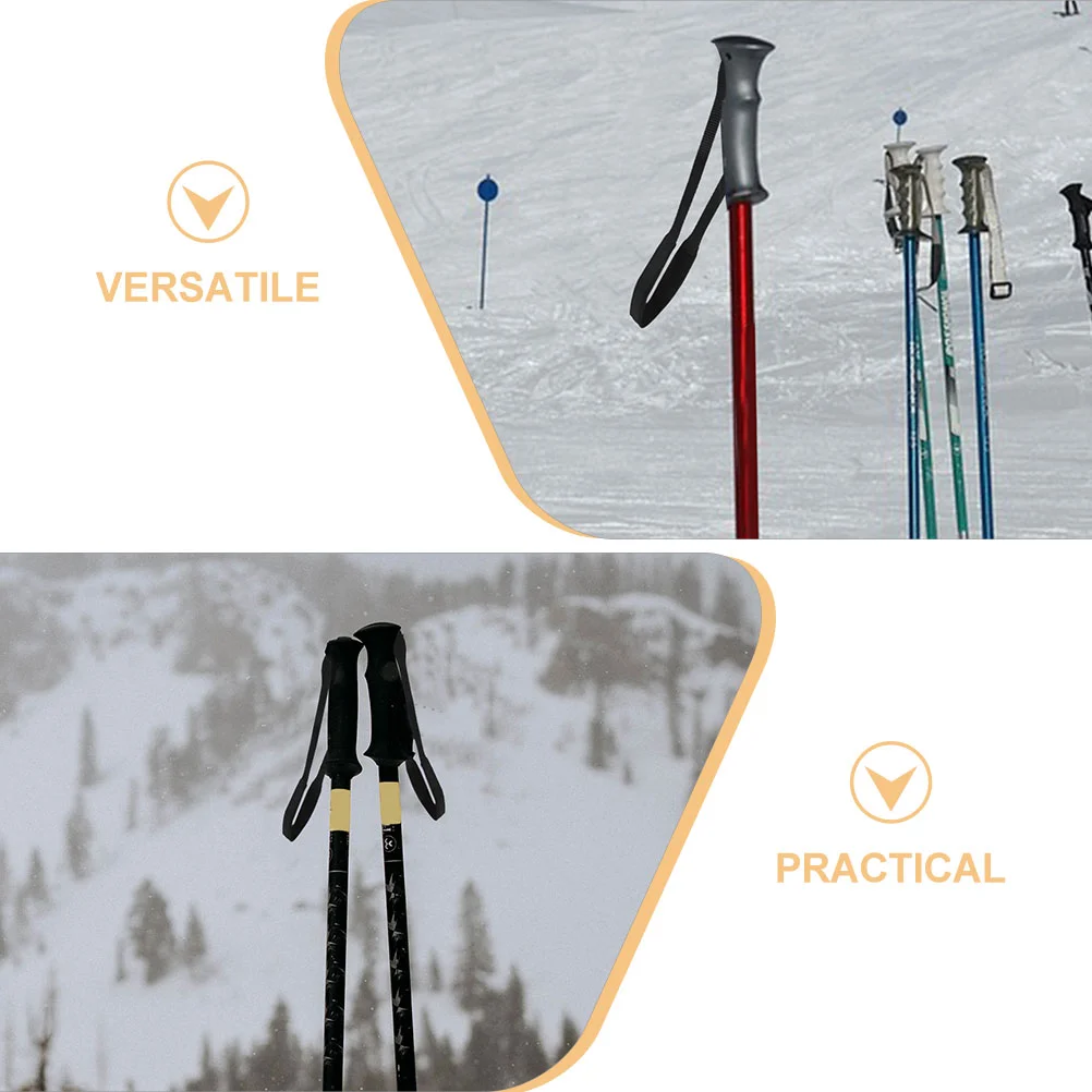 2 Pcs Trekking Pole Wrist Strap Bands Cane Tie Ski Stick Binding Outdoor Sports Walking Sticks Hiking Camping Gear