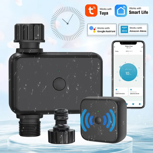 1-way WIFI/Bluetooth Compatible Timer Automatic Programming Garden Watering Controller Drip Irrigation System US EU UK AU Plug 1