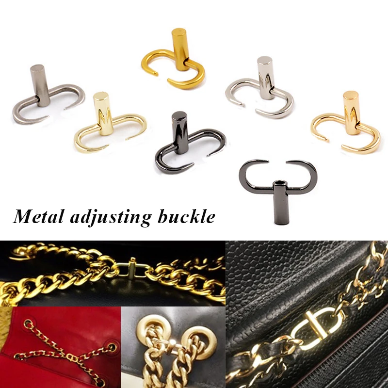 4pcs Adjustable Metal Buckles For Chain Strap Bag Shorten Shoulder  Crossbody Bags Hardware Accessories Wholesale - AliExpress