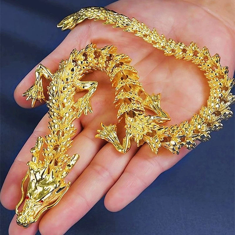 Majestic Dragon Statue with Movable Limbs