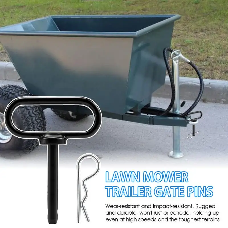 Tractor Towing Hitch Pin 1/2 Inch Securely Hitch Lawn Tow Behind Attachment Heavy Duty Pin Accessories Trailer Gate