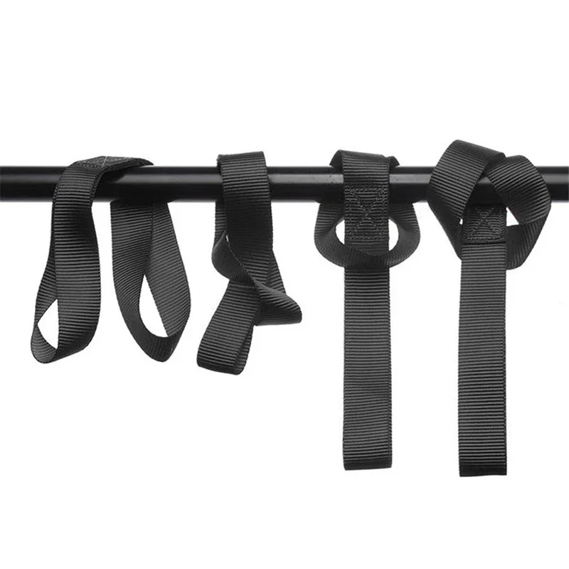 Set of 4 Durable Soft Loop Tie Down Straps for Secure Cargo & Equipment