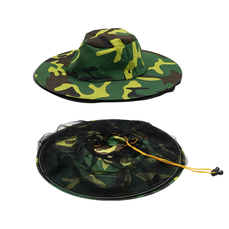 Bee Hat Breathable Beekeepers Hat Beekeeper Hats With High Visibility Veil Face Protection Outdoor Bee Keeper Anti-mosquito